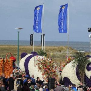 Tribune Noordwijk Bloemencorso Bollenstreek