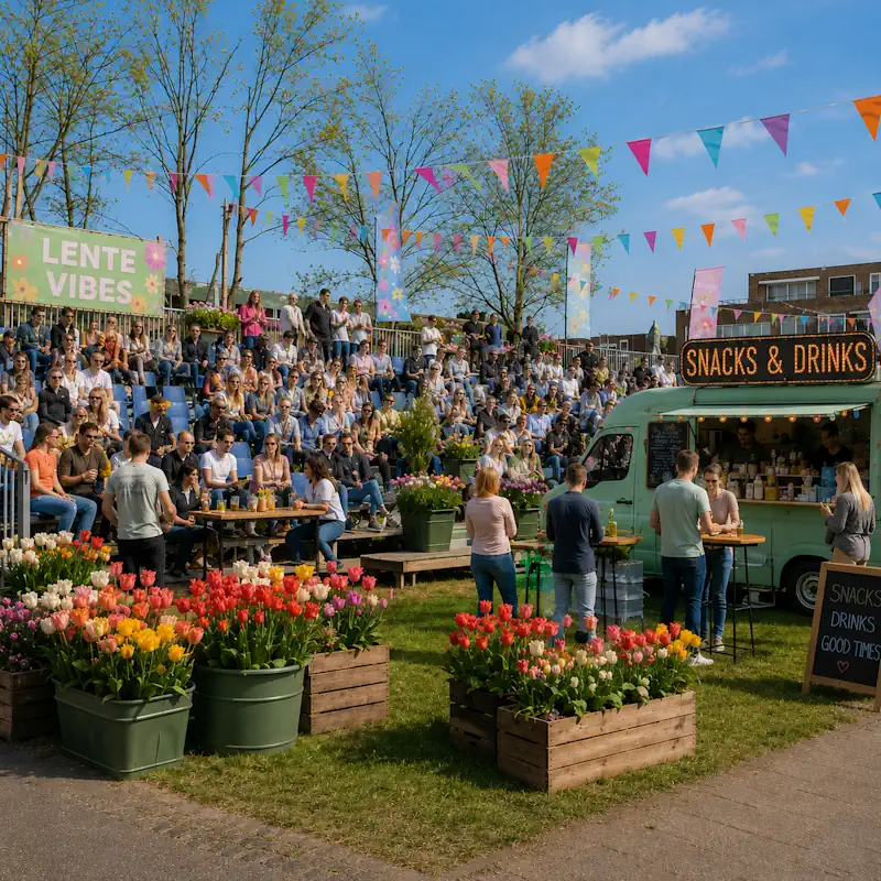 Tribuneplaats Noordwijk buiten