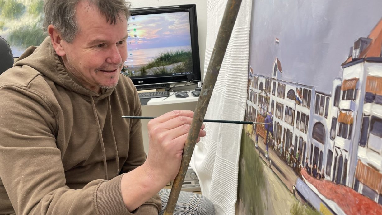 Preview Ode aan Bloemencorso Bollenstreek schilder Simon Balyon Foto PR 24-01-2022